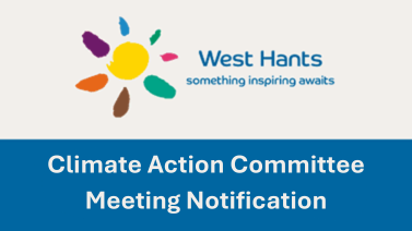 Climate Action Committee Meeting Notification